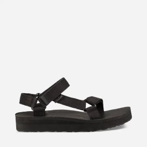 Teva Midform Universal Leather - Dámske Sandále - Čierne